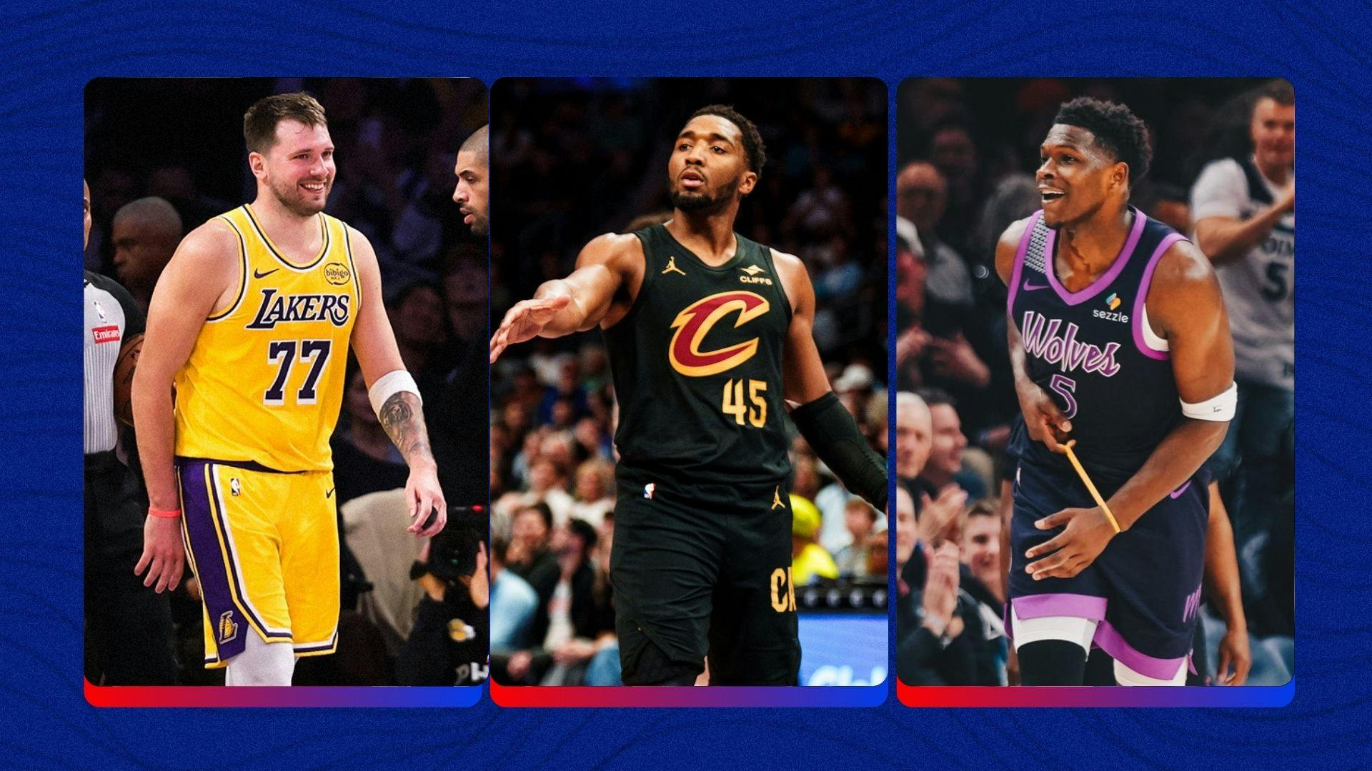 Coast-to-coast: Edwards, Doncic sizzle; red-hot Cavs keep ascent in East